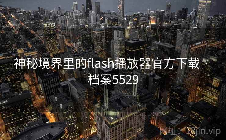 神秘境界里的flash播放器官方下载 · 档案5529  第1张
