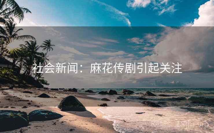 社会新闻:麻花传剧引起关注