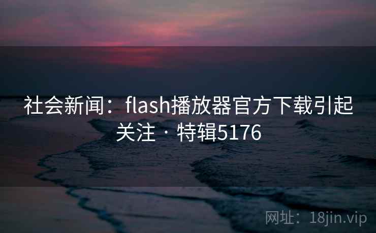 社会新闻：flash播放器官方下载引起关注 · 特辑5176